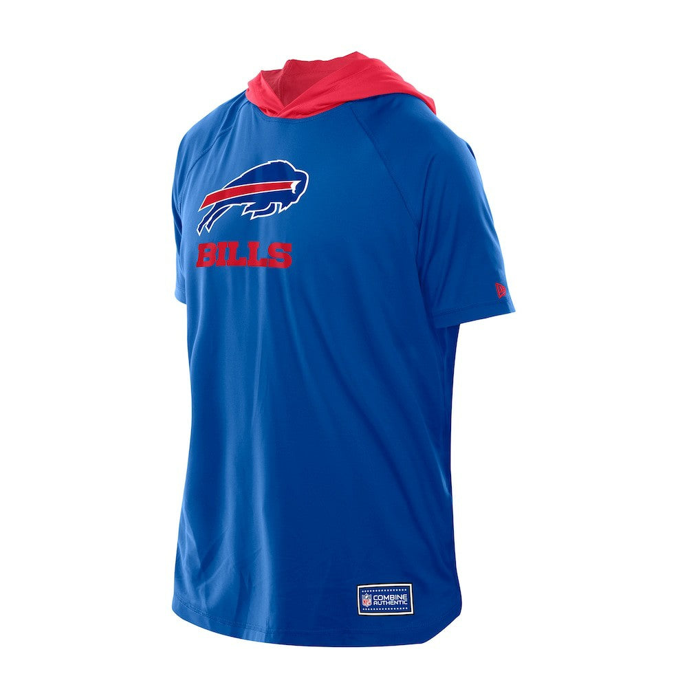Buffalo Bills New Era Combine Authentic Hooded Raglan Short-Sleeve T-Shirt