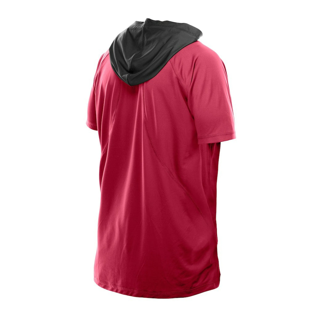 Arizona Cardinals New Era Combine Authentic Hooded Raglan Short-Sleeve T-Shirt