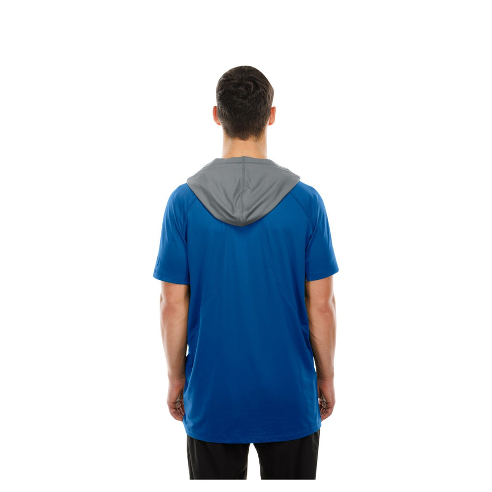 Detroit Lions New Era Combine Authentic Hooded Raglan Short-Sleeve T-Shirt