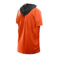 Cincinnati Bengals New Era Combine Authentic Hooded Raglan Short-Sleeve T-Shirt