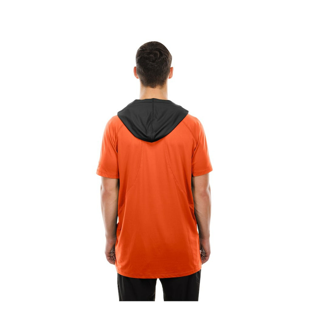 Cincinnati Bengals New Era Combine Authentic Hooded Raglan Short-Sleeve T-Shirt