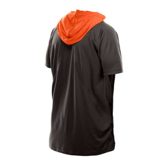 Cleveland Browns New Era Combine Authentic Hooded Raglan Short-Sleeve T-Shirt