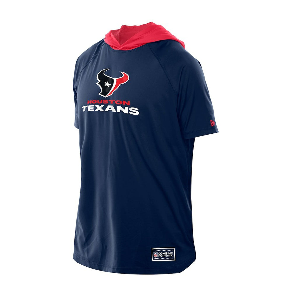Houston Texans New Era Combine Authentic Hooded Raglan Short-Sleeve T-Shirt
