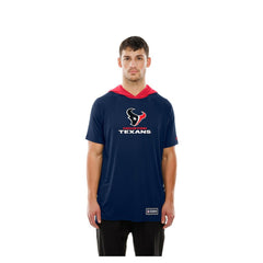 Houston Texans New Era Combine Authentic Hooded Raglan Short-Sleeve T-Shirt