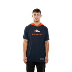 Denver Broncos New Era Combine Authentic Hooded Raglan Short-Sleeve T-Shirt