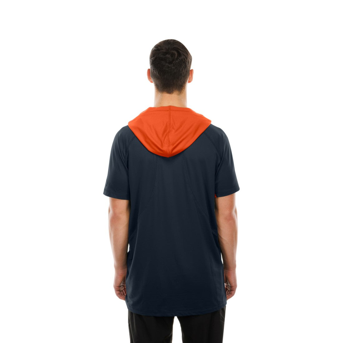 Denver Broncos New Era Combine Authentic Hooded Raglan Short-Sleeve T-Shirt