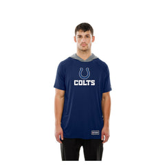 Indianapolis Colts New Era Combine Authentic Hooded Raglan Short-Sleeve T-Shirt