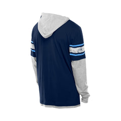Tennessee Titans New Era Twofer Layered Long Sleeve Hoodie T-Shirt