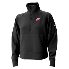 Detroit Red Wings Columbia Women's Wickhams Hills Raglan Omni-Wick Half-Zip Pullover For Sale