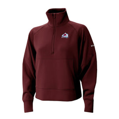 Colorado Avalanche Columbia Women's Wickhams Hills Raglan Omni-Wick Half-Zip Pullover Outlet