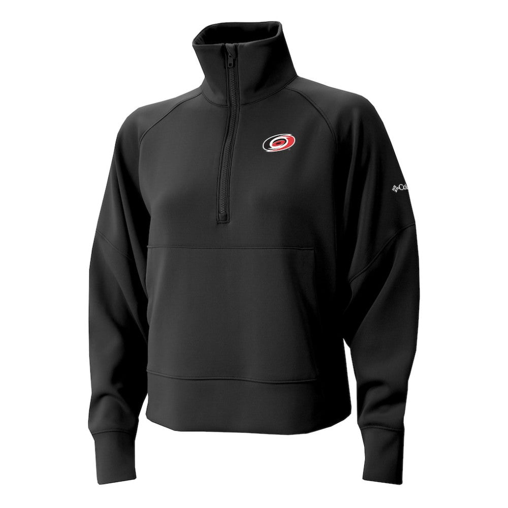 Carolina Hurricanes Columbia Women's Wickhams Hills Raglan Omni-Wick Half-Zip Pullover Online