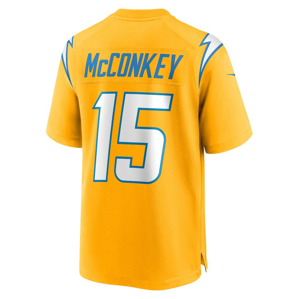 Los Angeles Chargers Nike Ladd McConkey  Alternate Charger Power Game Player Jersey