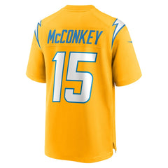 Los Angeles Chargers Nike Ladd McConkey  Alternate Charger Power Game Player Jersey
