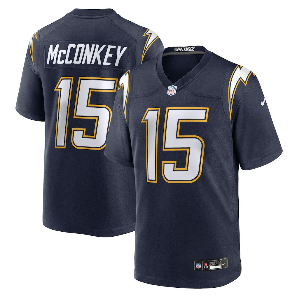 Los Angeles Chargers Nike Ladd McConkey  Alternate Super Chargers Game Player Jersey