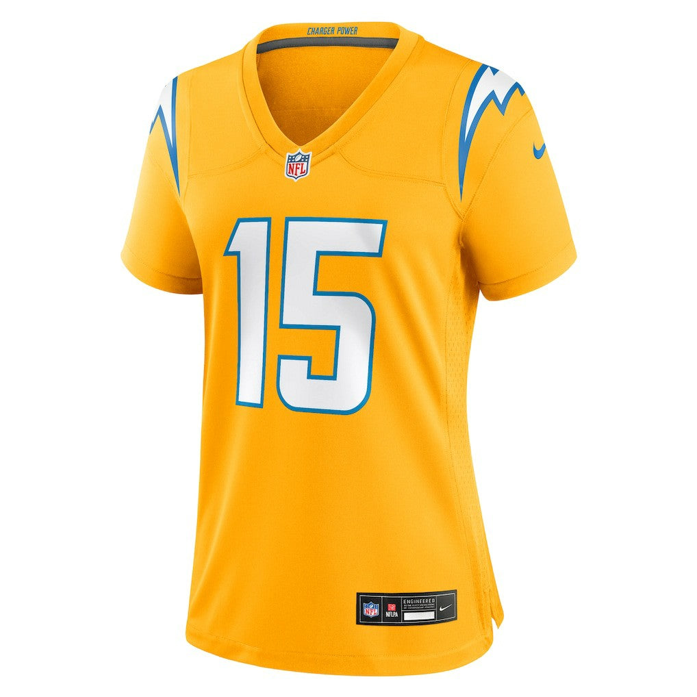 Los Angeles Chargers Nike Ladd McConkey  Women's Alternate Charger Power Game Jersey