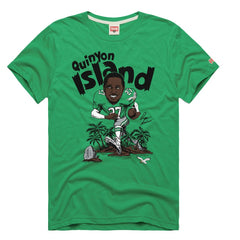 Philadelphia Eagles  Quinyon Mitchell  Homage Unisex Caricature Player Tri-Blend T-Shirt