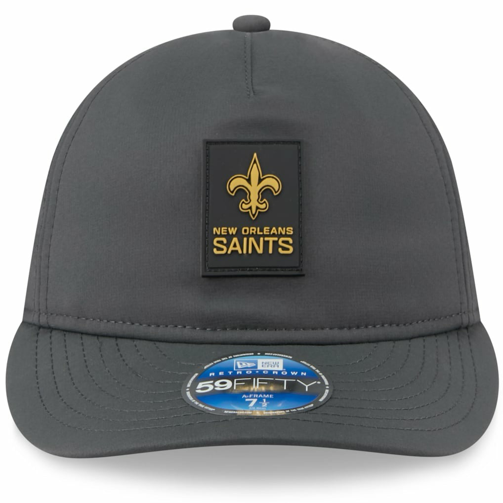New Orleans Saints New Era 2025 Sideline Cold Weather Retro Crown 59FIFTY Fitted Hat
