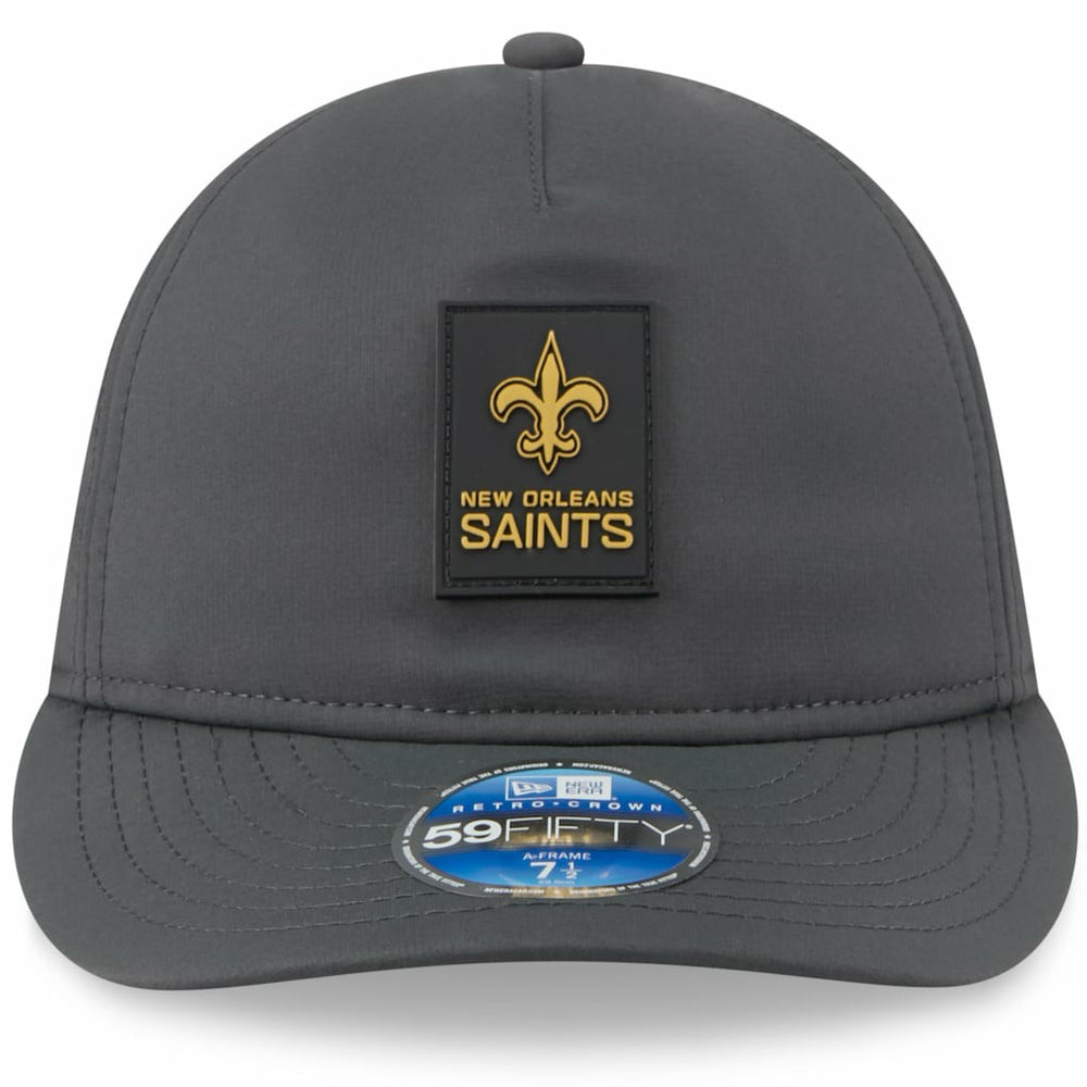 New Orleans Saints New Era 2025 Sideline Cold Weather Retro Crown 59FIFTY Fitted Hat