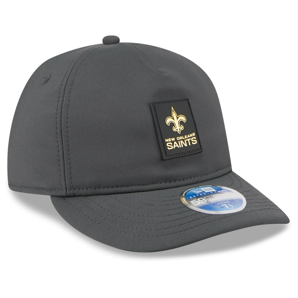 New Orleans Saints New Era 2025 Sideline Cold Weather Retro Crown 59FIFTY Fitted Hat