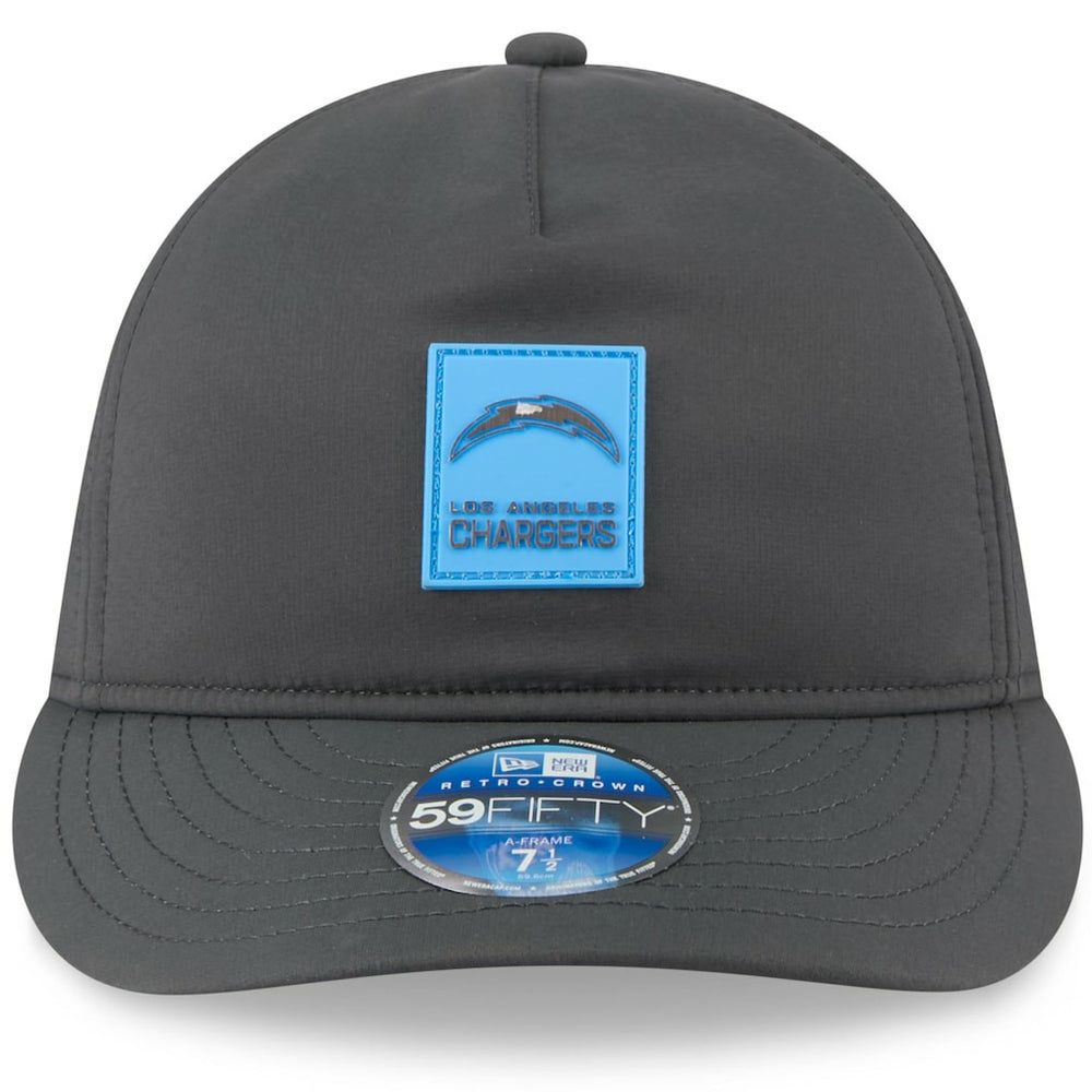 Los Angeles Chargers New Era 2025 Sideline Cold Weather Retro Crown 59FIFTY Fitted Hat