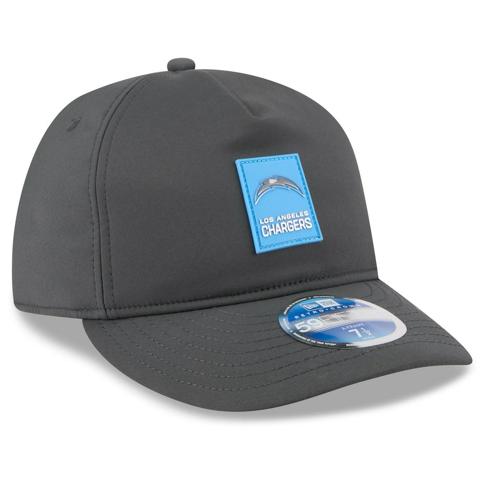 Los Angeles Chargers New Era 2025 Sideline Cold Weather Retro Crown 59FIFTY Fitted Hat