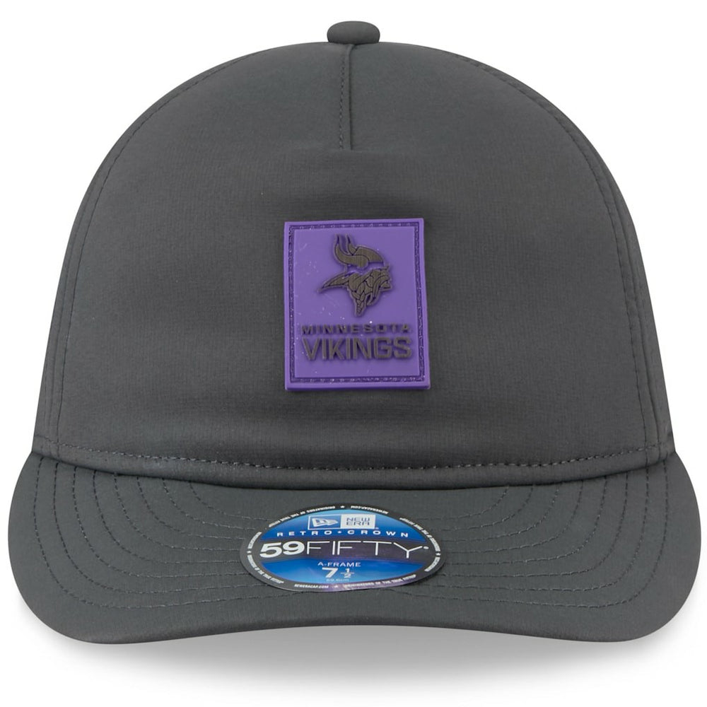 Minnesota Vikings New Era 2025 Sideline Cold Weather Retro Crown 59FIFTY Fitted Hat