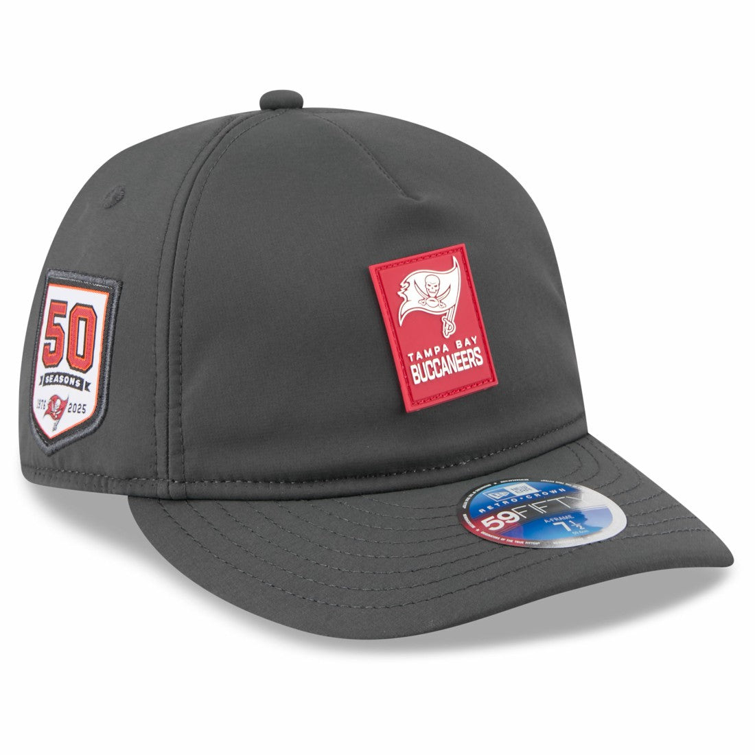 Tampa Bay Buccaneers New Era 2025 Sideline Cold Weather Retro Crown 59FIFTY Fitted Hat