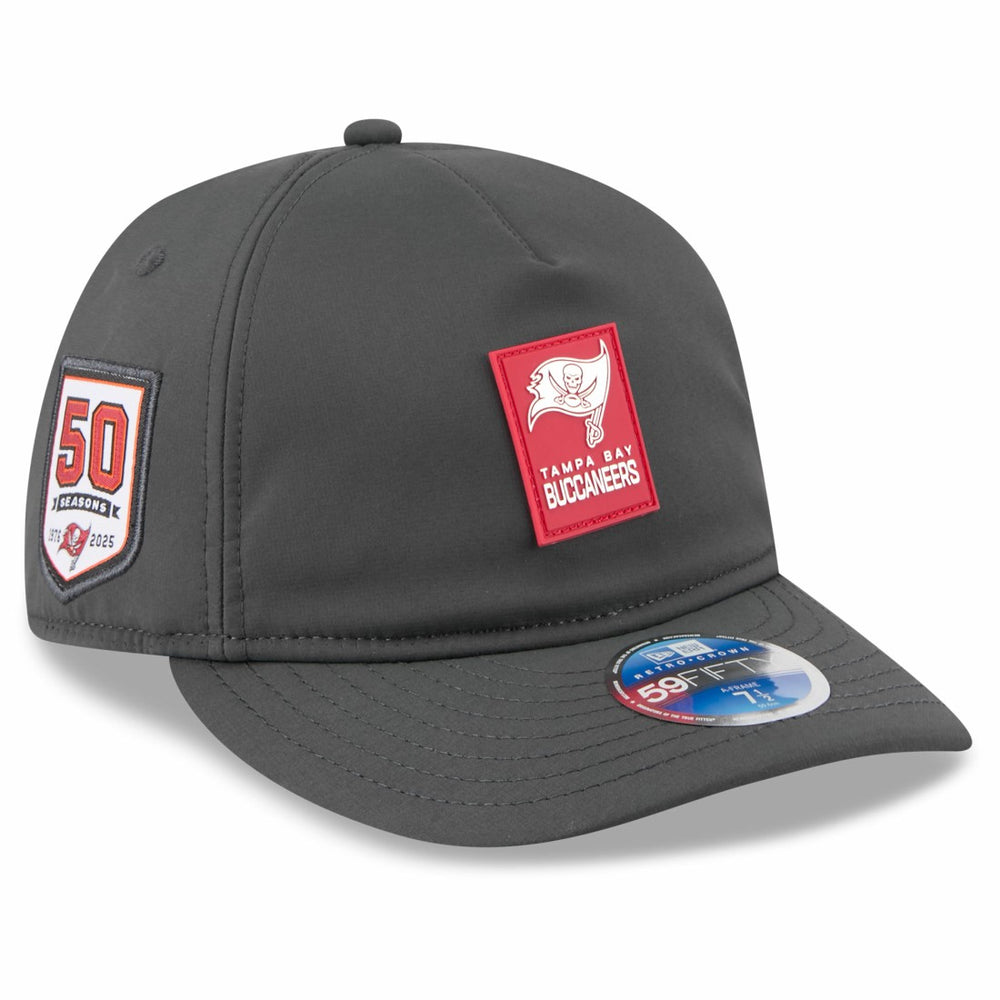 Tampa Bay Buccaneers New Era 2025 Sideline Cold Weather Retro Crown 59FIFTY Fitted Hat