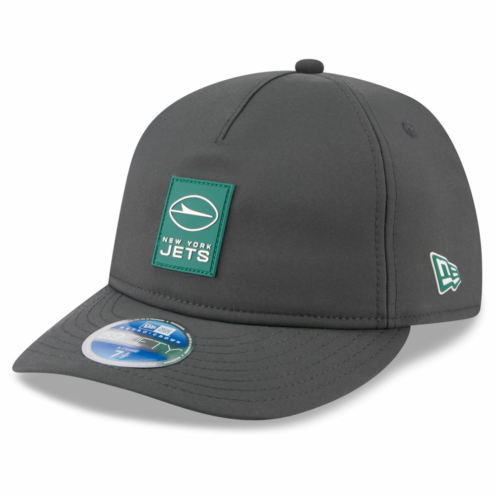 New York Jets New Era 2025 Sideline Cold Weather Retro Crown 59FIFTY Fitted Hat