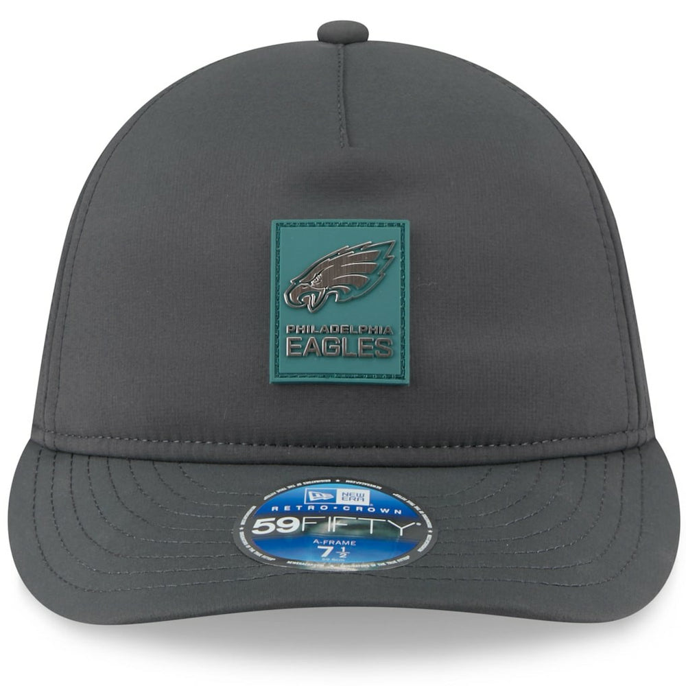 Philadelphia Eagles New Era 2025 Sideline Cold Weather Retro Crown 59FIFTY Fitted Hat