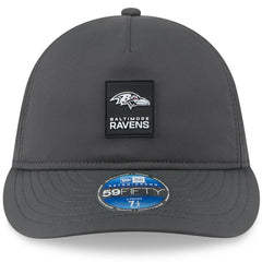 Baltimore Ravens New Era 2025 Sideline Cold Weather Retro Crown 59FIFTY Fitted Hat