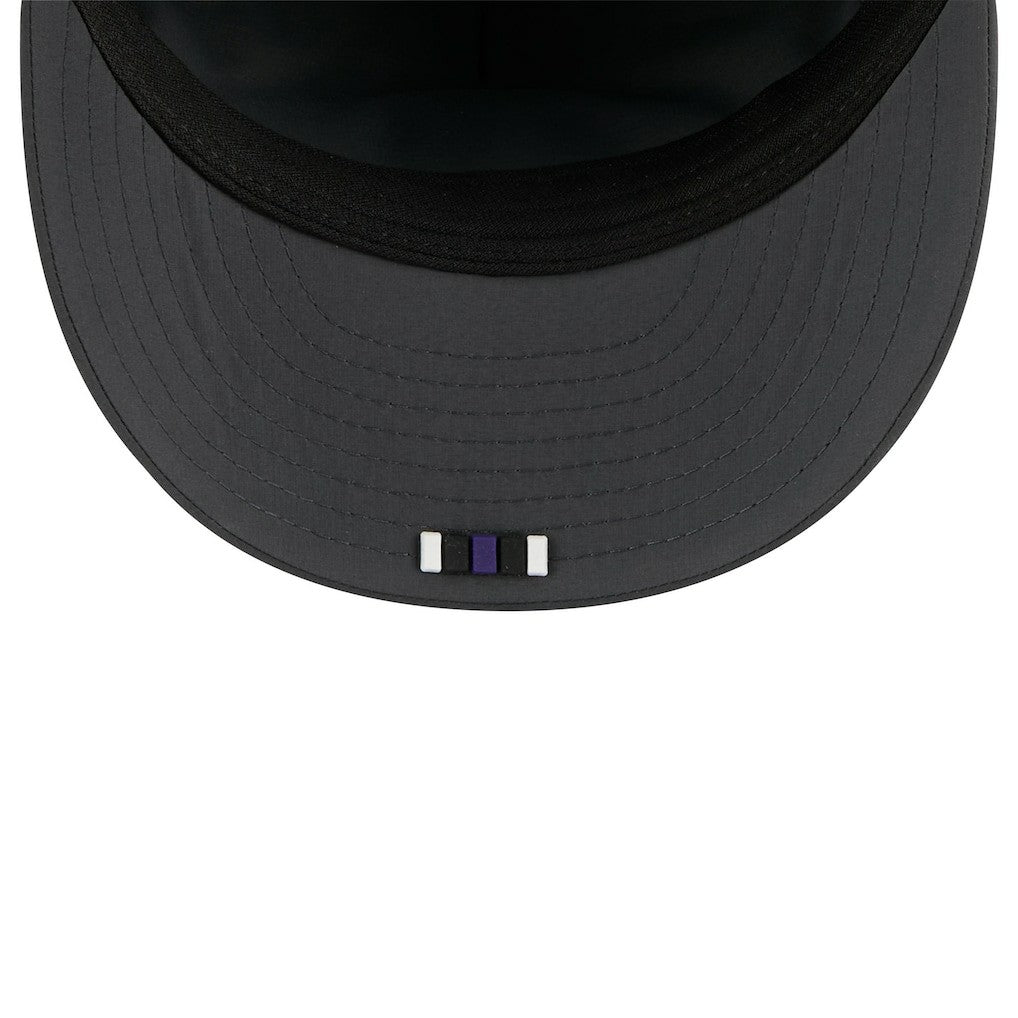 Baltimore Ravens New Era 2025 Sideline Cold Weather Retro Crown 59FIFTY Fitted Hat