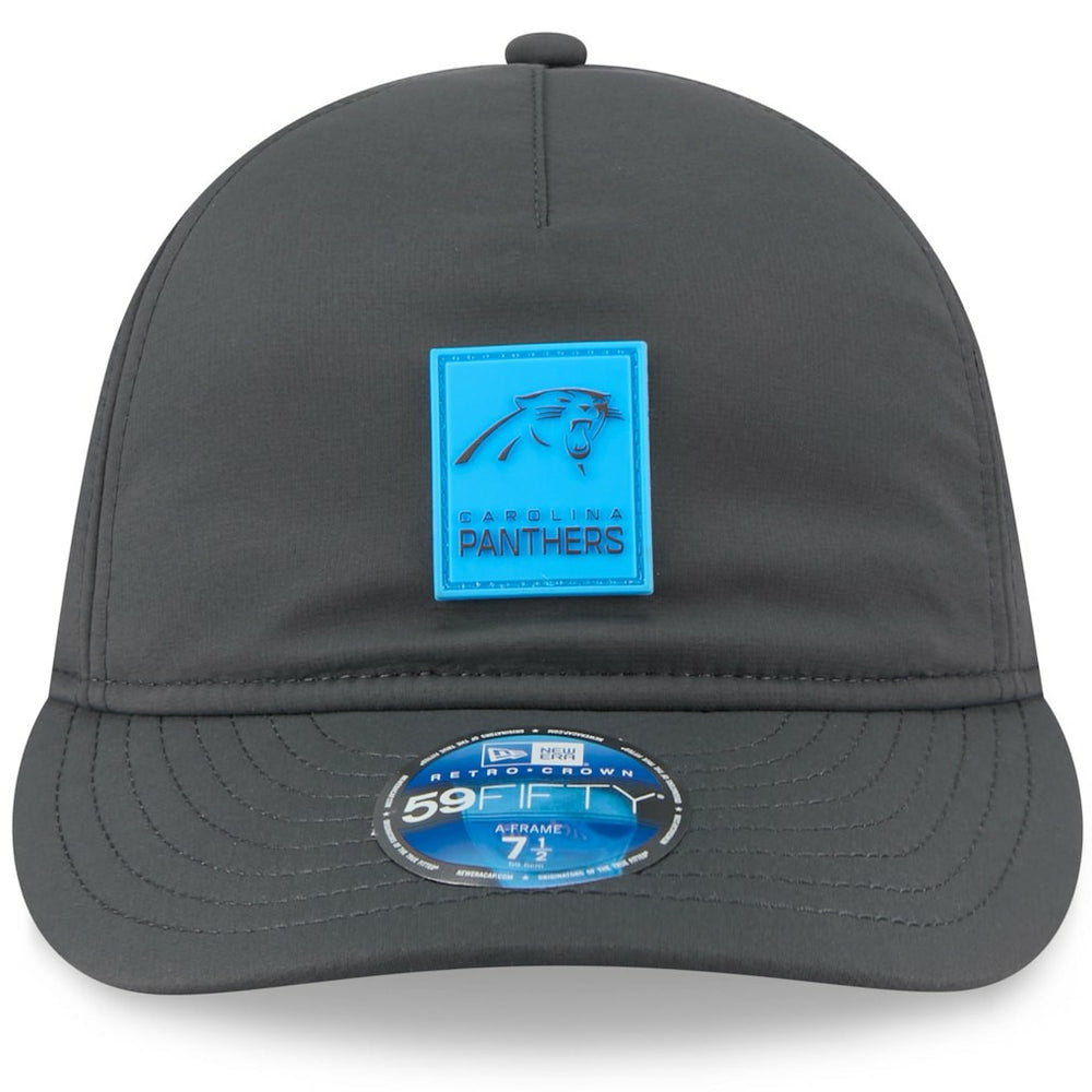 Carolina Panthers New Era 2025 Sideline Cold Weather Retro Crown 59FIFTY Fitted Hat