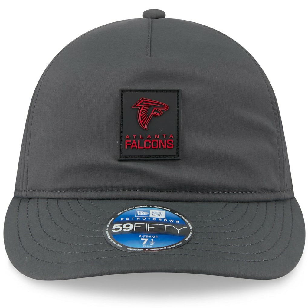 Atlanta Falcons New Era 2025 Sideline Cold Weather Retro Crown 59FIFTY Fitted Hat