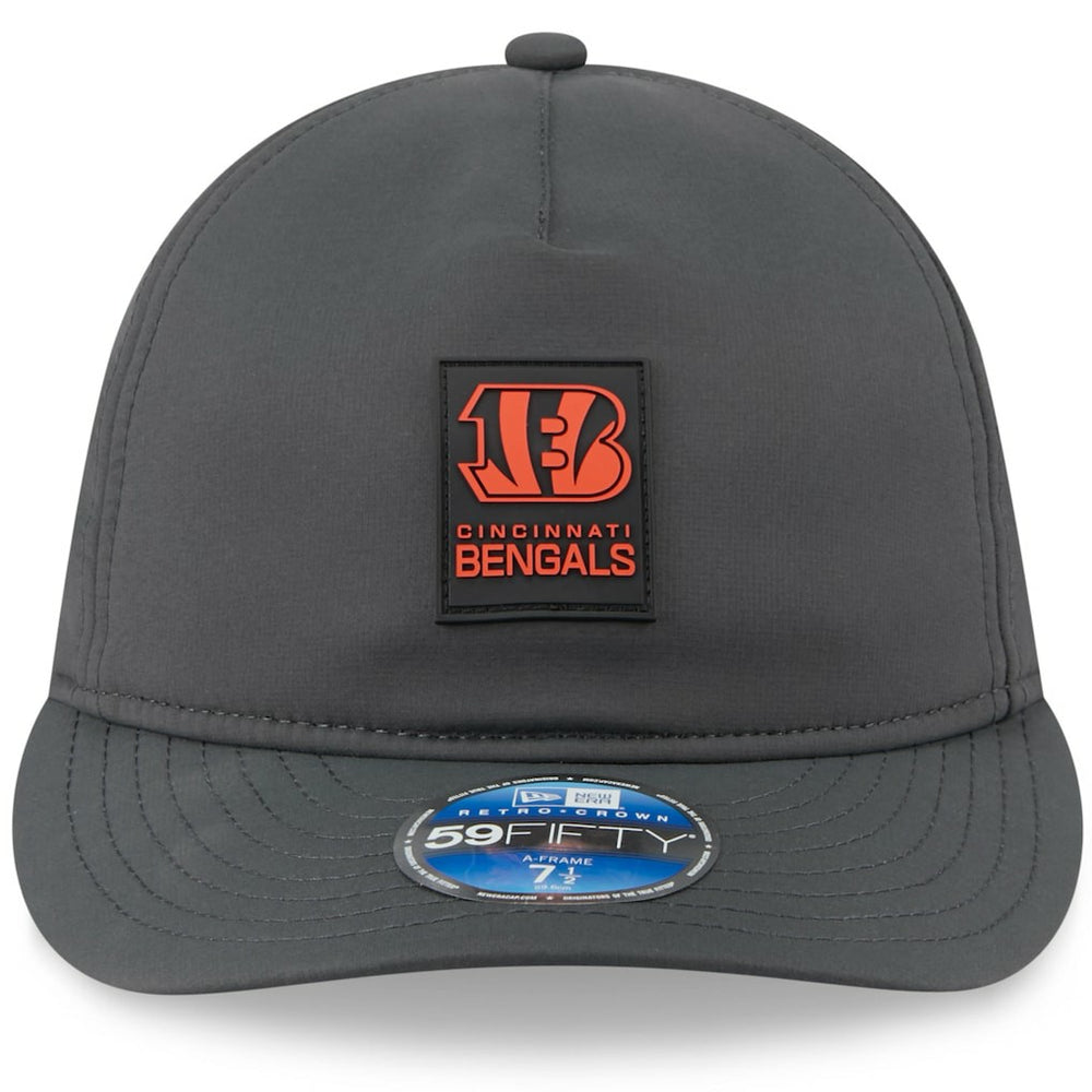 Cincinnati Bengals New Era 2025 Sideline Cold Weather Retro Crown 59FIFTY Fitted Hat