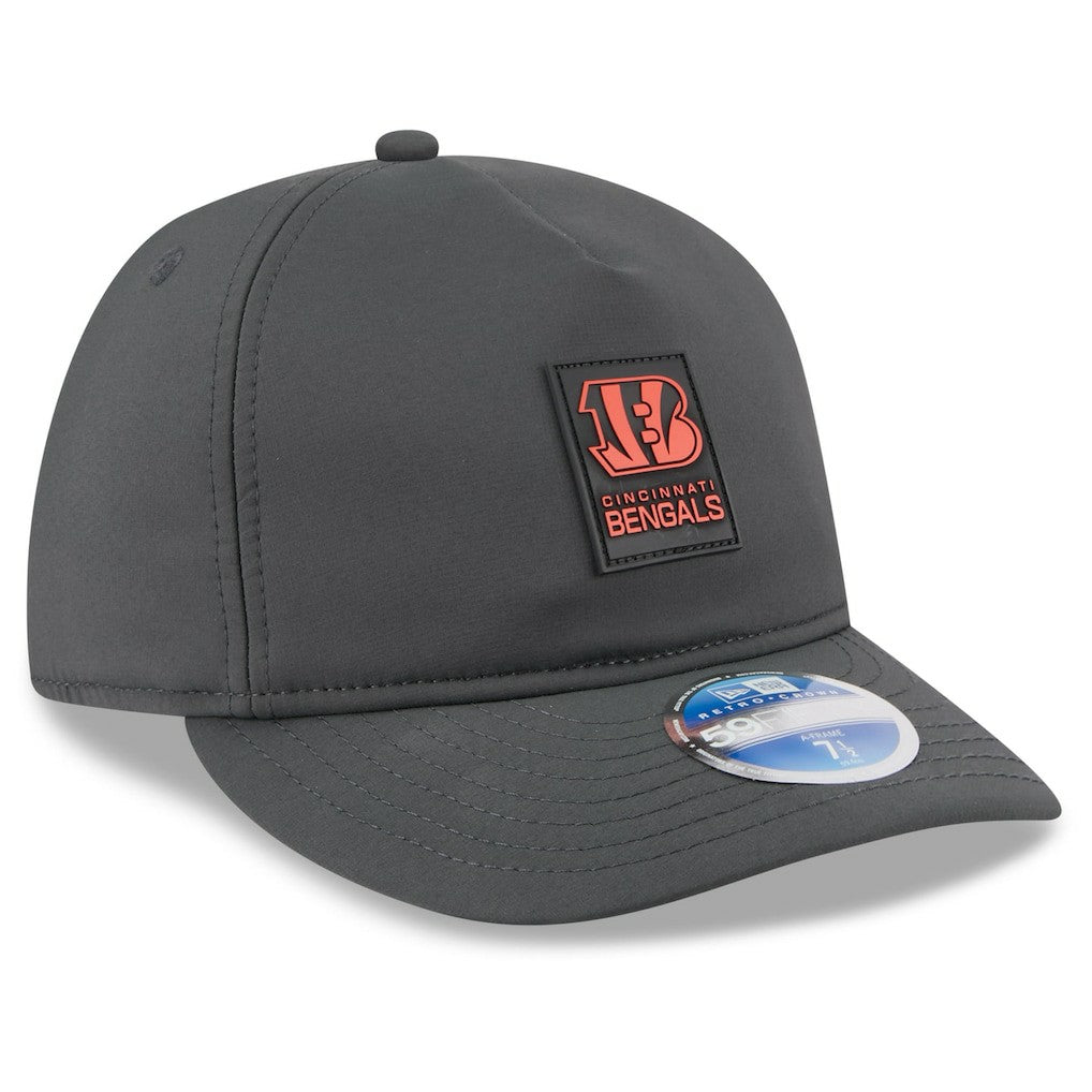 Cincinnati Bengals New Era 2025 Sideline Cold Weather Retro Crown 59FIFTY Fitted Hat