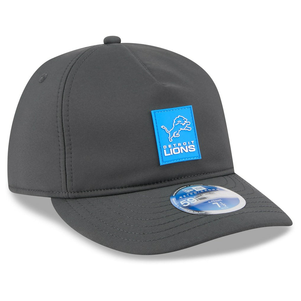 Detroit Lions New Era 2025 Sideline Cold Weather Retro Crown 59FIFTY Fitted Hat