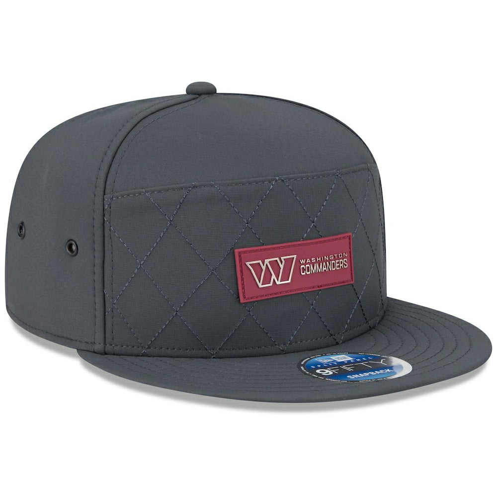 Washington Commanders New Era 2025 Sideline Cold Weather Split Panel 9FIFTY Snapback Hat