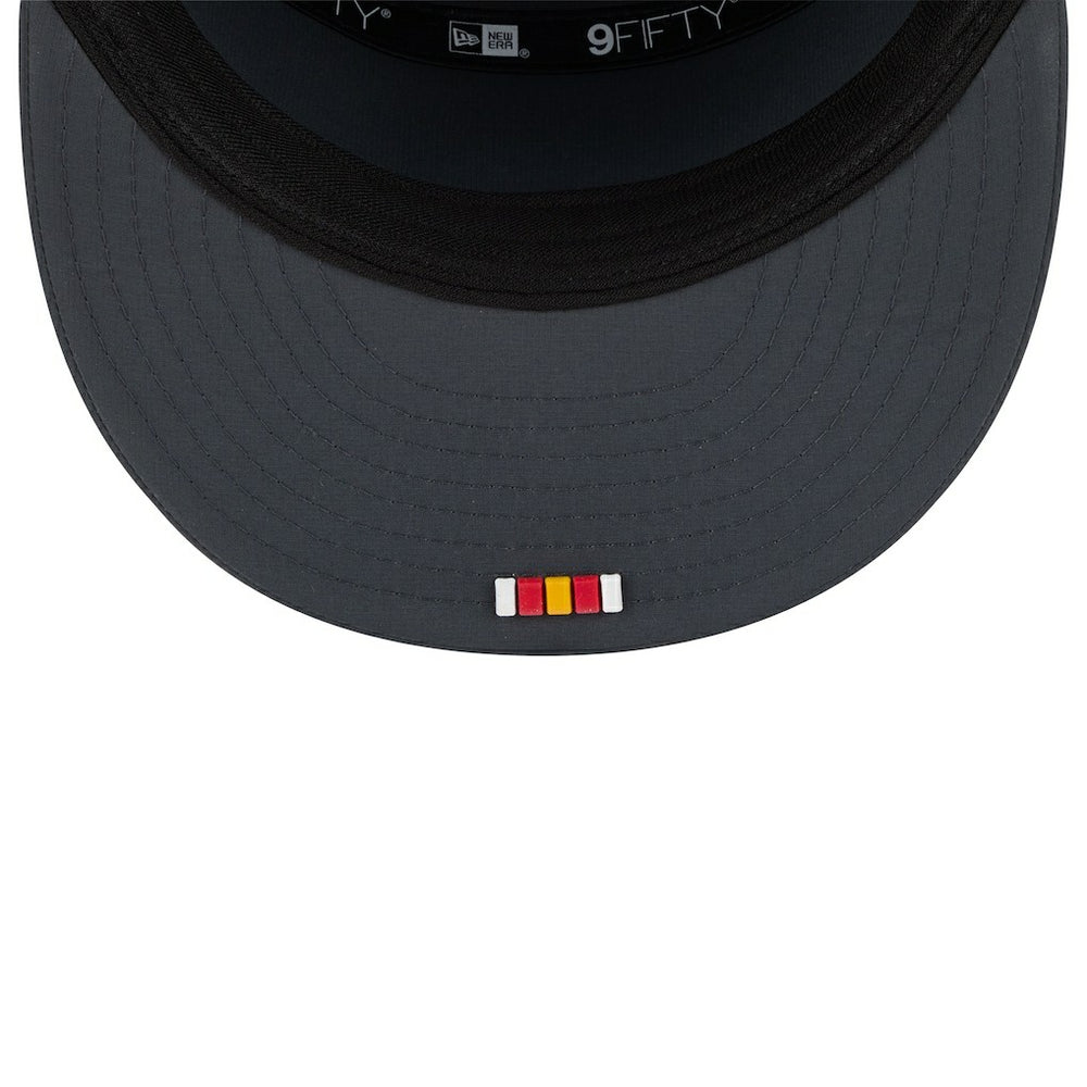Kansas City Chiefs New Era 2025 Sideline Cold Weather Split Panel 9FIFTY Snapback Hat