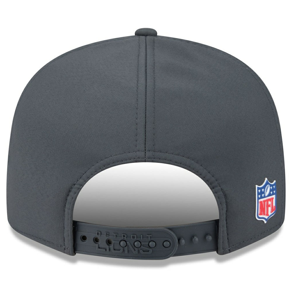 Detroit Lions New Era 2025 Sideline Cold Weather Split Panel 9FIFTY Snapback Hat