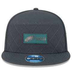 Philadelphia Eagles New Era 2025 Sideline Cold Weather Split Panel 9FIFTY Snapback Hat