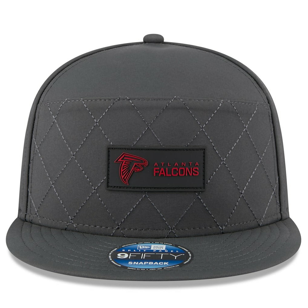 Atlanta Falcons New Era 2025 Sideline Cold Weather Split Panel 9FIFTY Snapback Hat