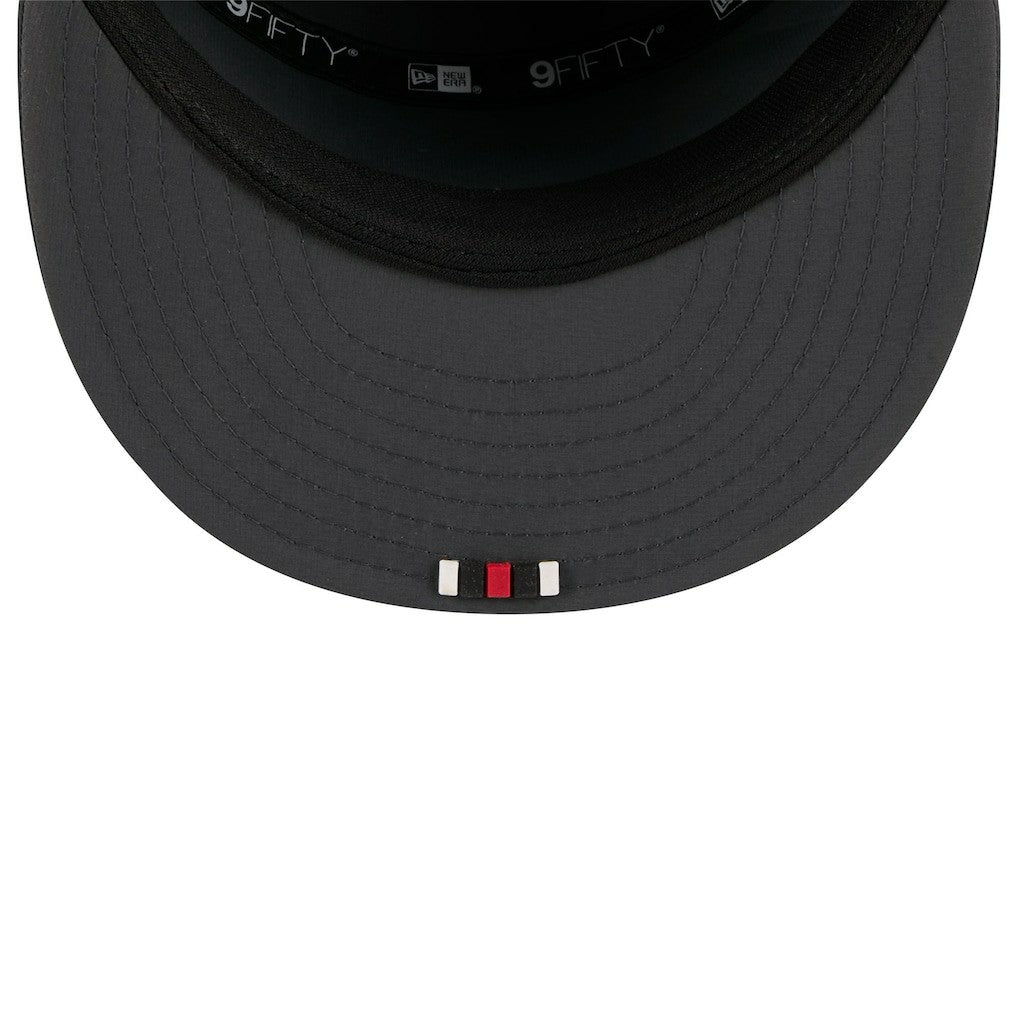 Atlanta Falcons New Era 2025 Sideline Cold Weather Split Panel 9FIFTY Snapback Hat
