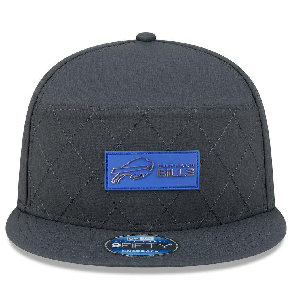Buffalo Bills New Era 2025 Sideline Cold Weather Split Panel 9FIFTY Snapback Hat