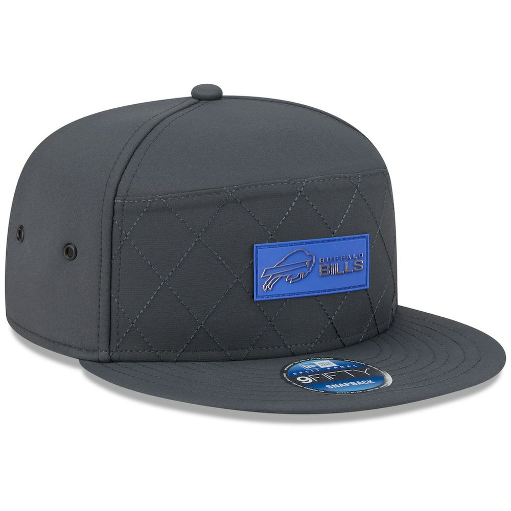 Buffalo Bills New Era 2025 Sideline Cold Weather Split Panel 9FIFTY Snapback Hat