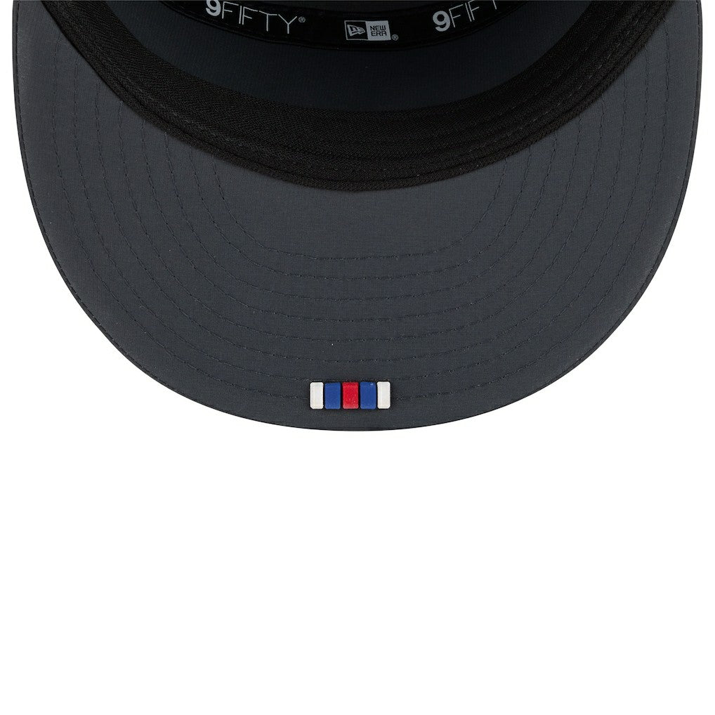 Buffalo Bills New Era 2025 Sideline Cold Weather Split Panel 9FIFTY Snapback Hat