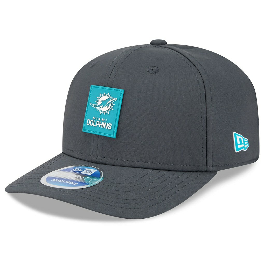 Miami Dolphins New Era 2025 Sideline Cold Weather 9SEVENTY Adjustable Hat