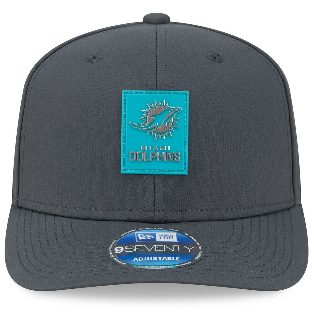 Miami Dolphins New Era 2025 Sideline Cold Weather 9SEVENTY Adjustable Hat