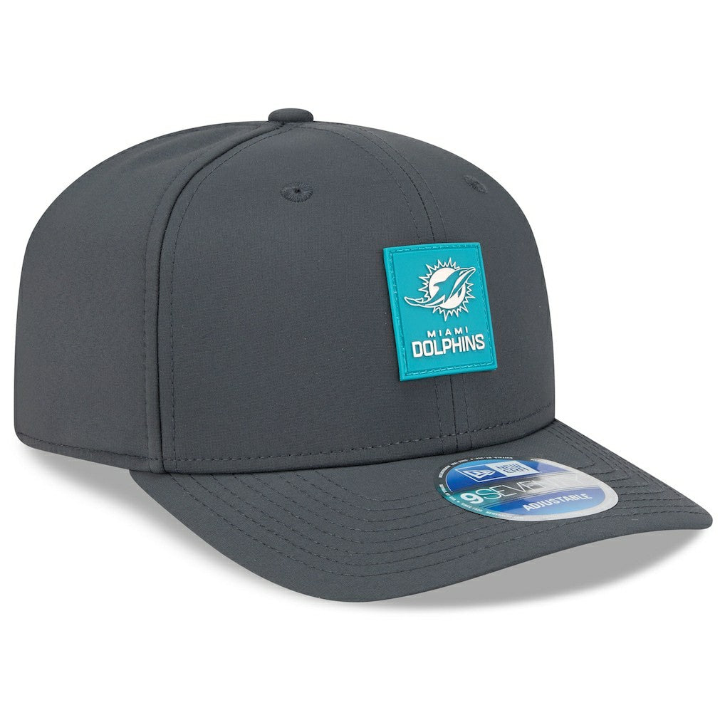 Miami Dolphins New Era 2025 Sideline Cold Weather 9SEVENTY Adjustable Hat