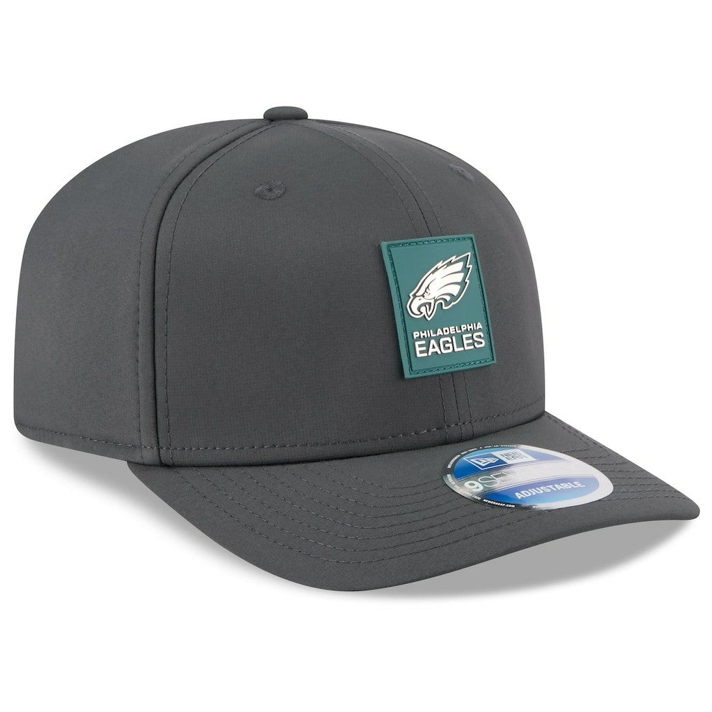 Philadelphia Eagles New Era 2025 Sideline Cold Weather 9SEVENTY Adjustable Hat